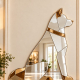Geometric Greyhound Decorative Mirror