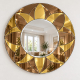 Gold Sunflower Decorative Mirror