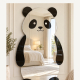 Panda Silhouette Full-Length Mirror