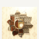Patterned Mosaic Wall Mirror