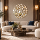 Round Pebble Mosaic Wall Mirror