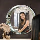 Round Segmented Vanity Mirror