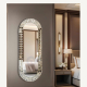 Silver Mosaic Arch Full-Length Mirror