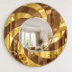 Spiral Gold Decorative Mirror