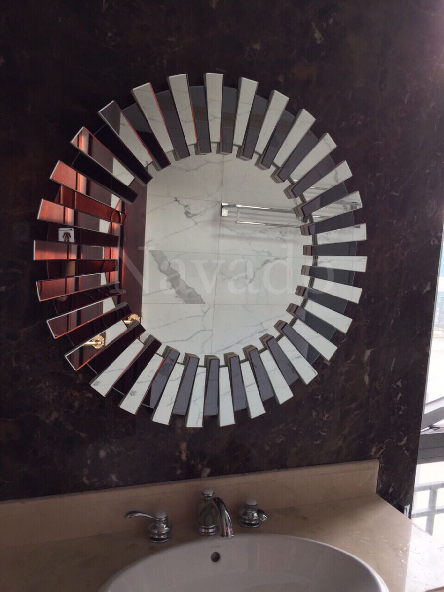 Navado luxury art wall mirror