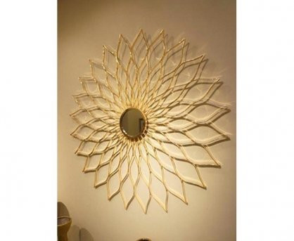 gerbare-art-decorate-mirror