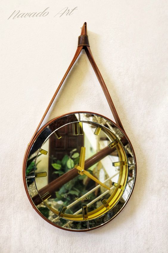 clock-mirror-leather-strap