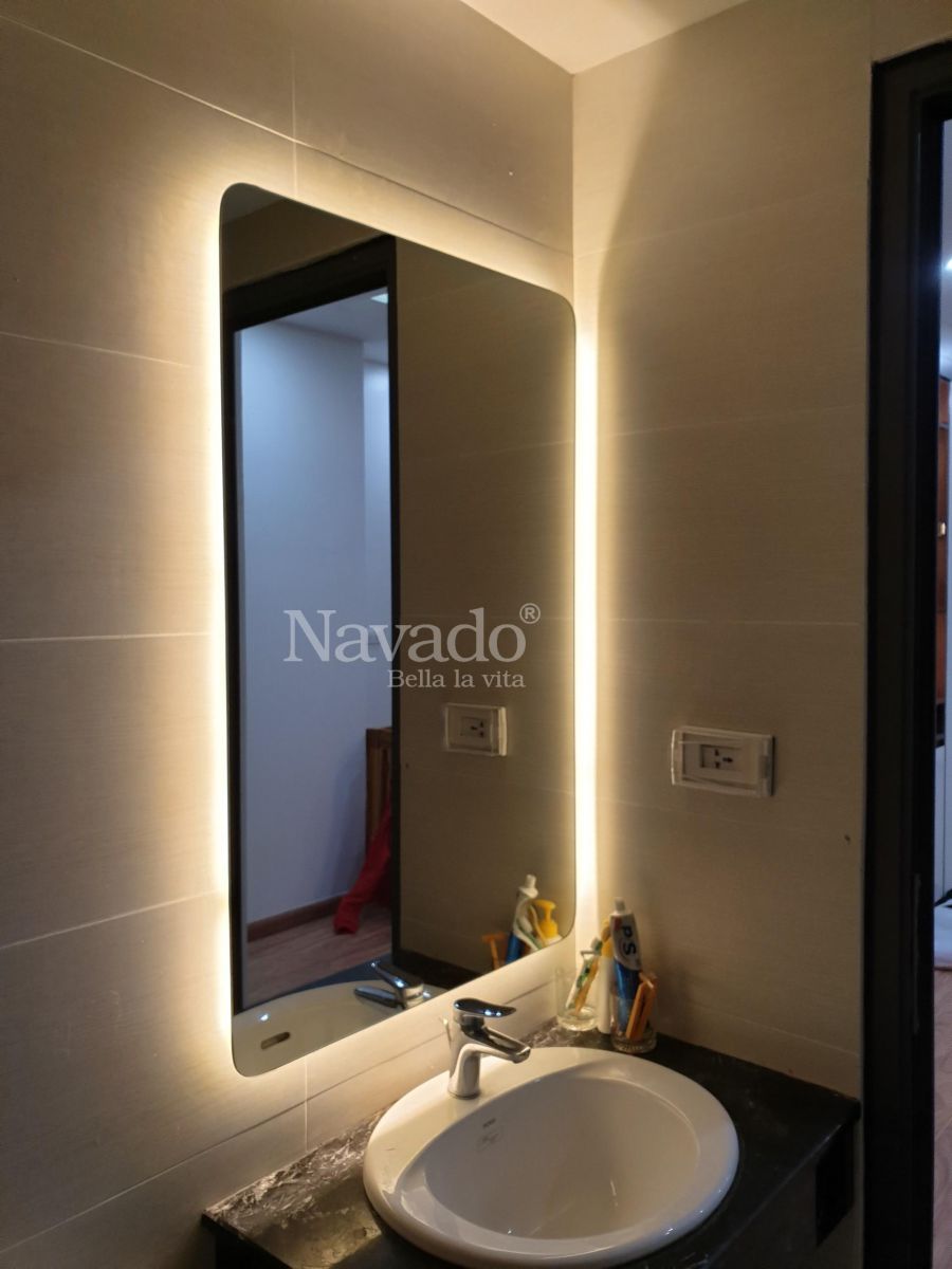 led-round-conner-rectangle-bathroom-mirror