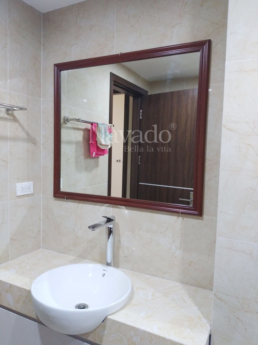 wood-frame-bathroom-mirror