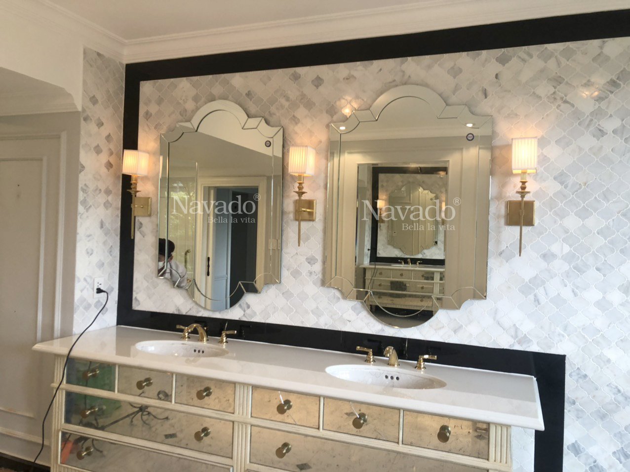 Modern Art Mirror Design Keva For Wall Bathroom