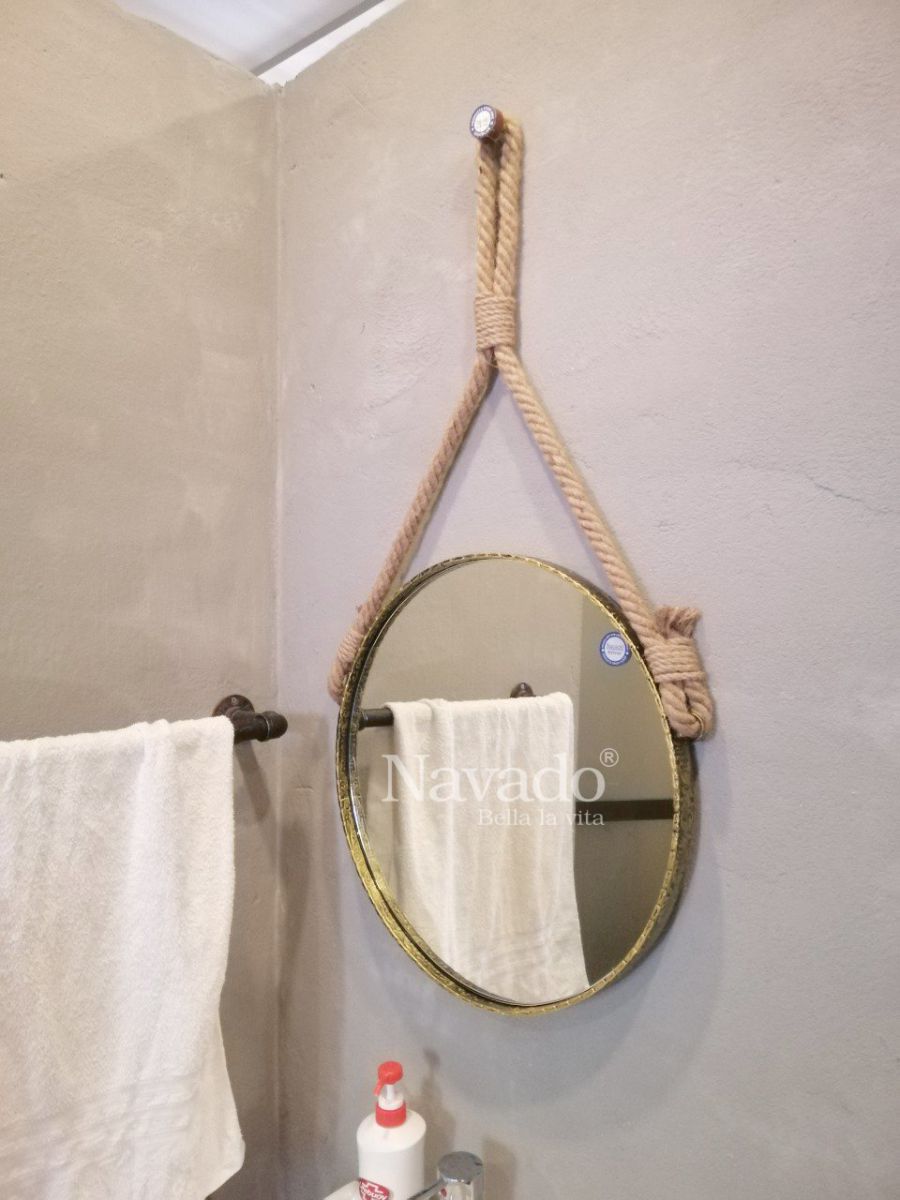 wall-modern-round-rope-bathroom-mirror