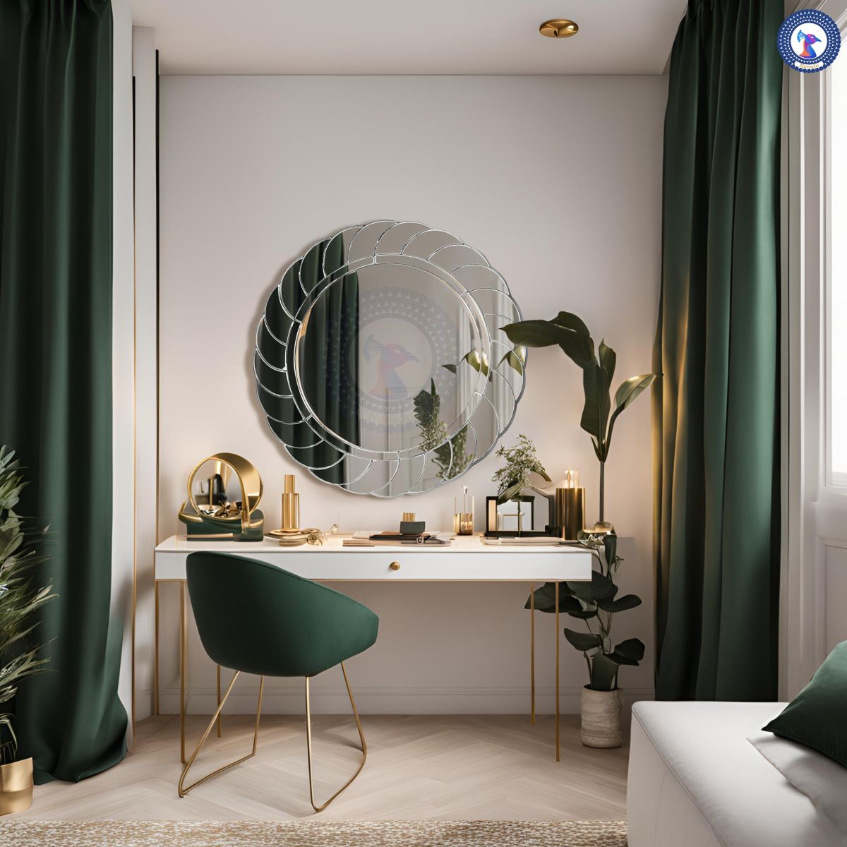 mirrors in high-end interior design