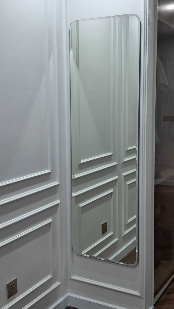 Artistic living room full-length mirror