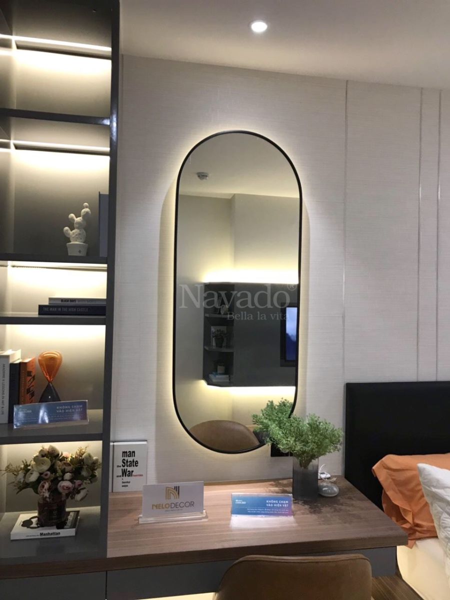 FULL BODY LED MIRROR WALL DECORATE BED ROOM