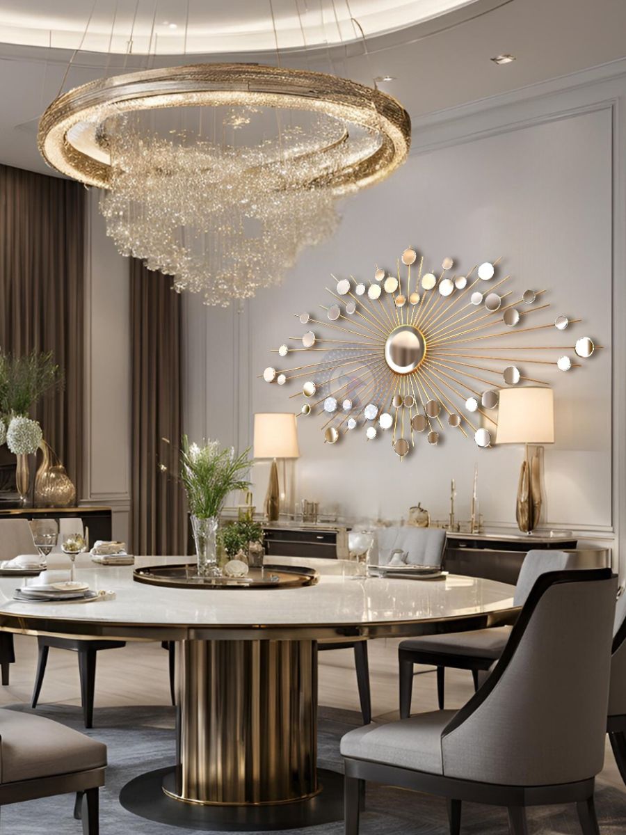 Decorative mirror for living room wall