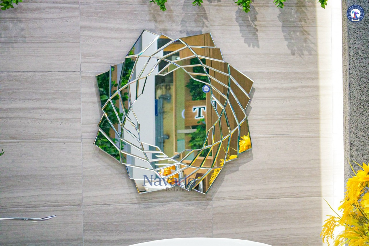 High-end living room interior decoration mirror