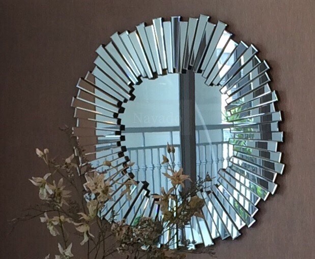 Lion living room wall decoration mirror