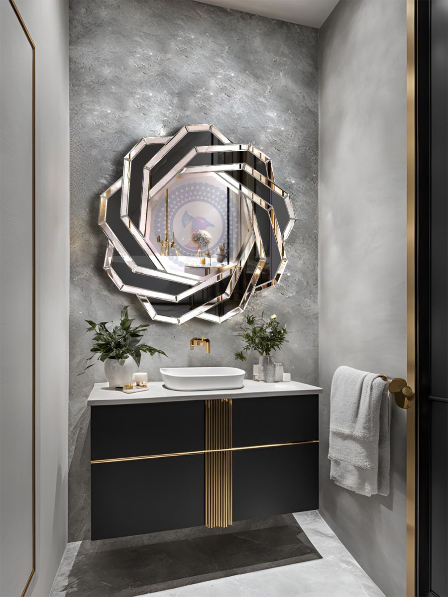 Bathroom mirror the wall-01