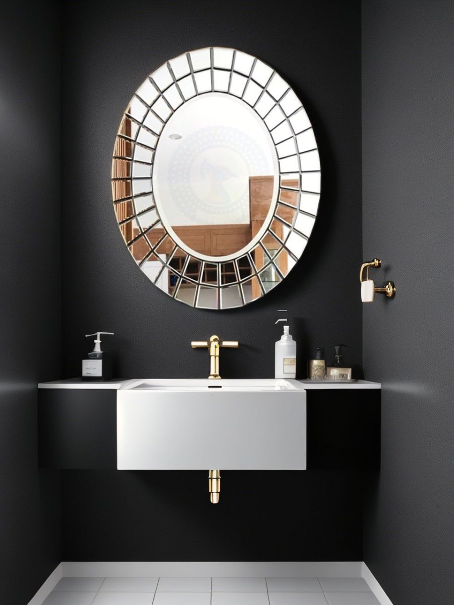 Artistic Mosaic Bathroom Wall Mirror