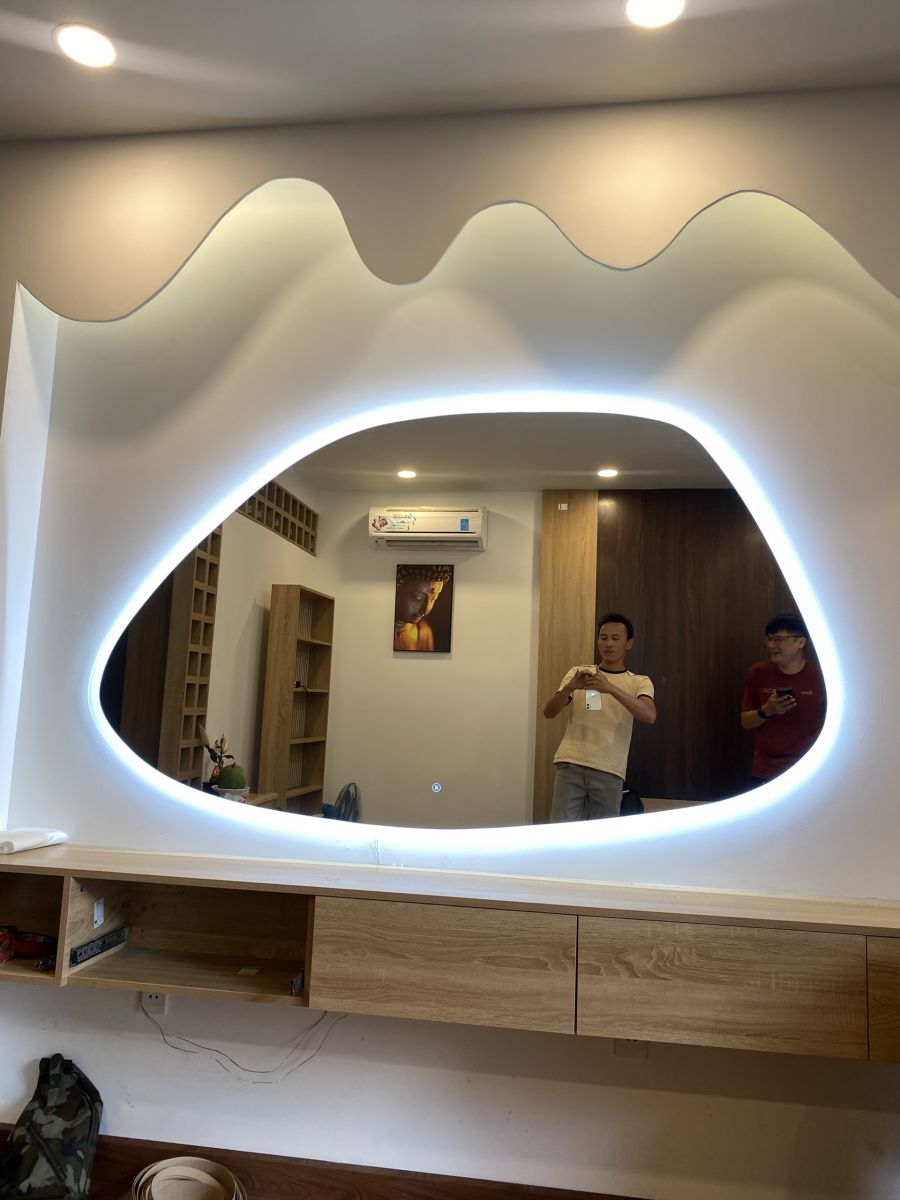 Bathroom wall mounted led mirror