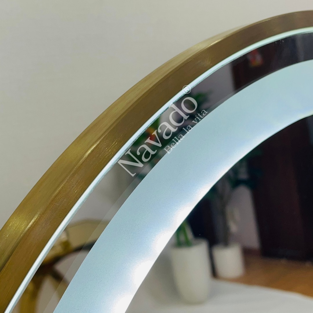 Round tabletop Vanity Mirror art