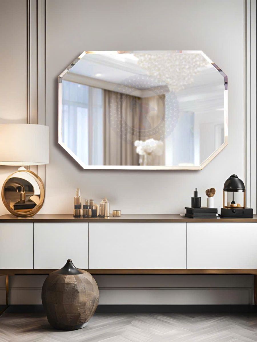 Rectangular Beveled Edge Vanity Mirror