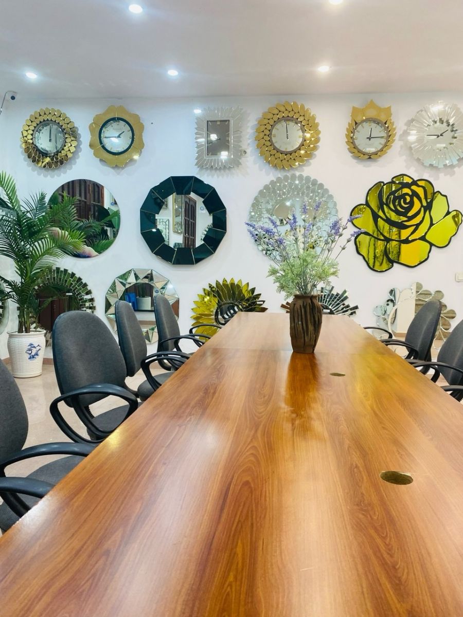 beveled hand-polished rectangular bathroom mirror